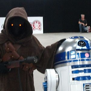 My Son Harrison as a JAWA.
Costume I made in less than a week.