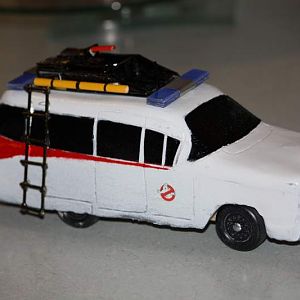 Pinewood Derby Ecto 1 (it didn't win)