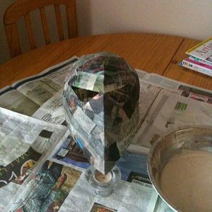 Starting with the paper mache'