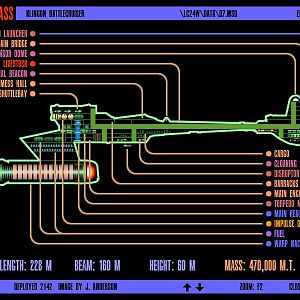 Klingon Battle Cruiser D 7 or K'tinga Class