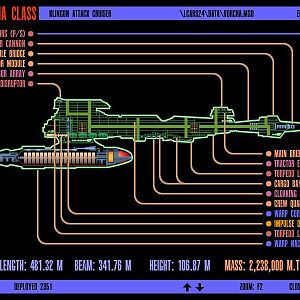 Klingon Attack Cruiser Vor'Cha Class