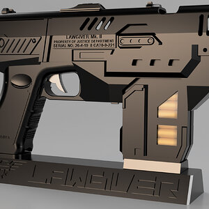 Lawgiver 2012 Right View Render