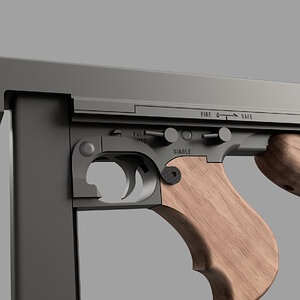 Thompson M1A1 - Rubber Band Gun