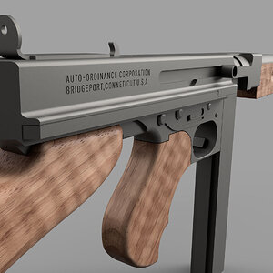 Thompson M1A1 - Rubber Band Gun