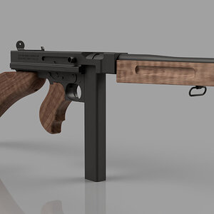 Thompson M1A1 - Rubber Band Gun