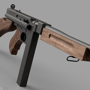 Thompson M1A1 - Rubber Band Gun