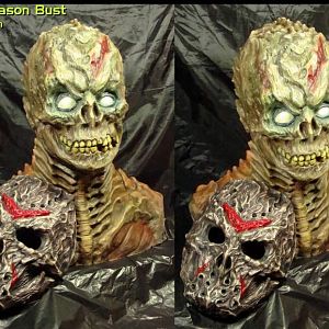 Demon Jason Mask and Bust resin