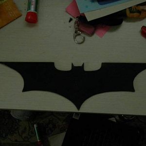 Batarang I made out of steel. This is hopefully a prelude for wolverine claws.