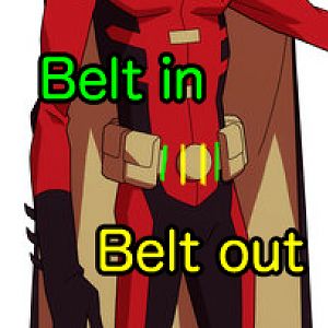 Diagram showing how to possibly do Tim Drake's Robin belt.