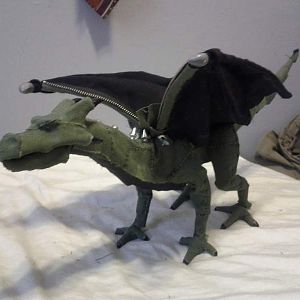 Dragon Stop-motion puppet I designed and built.