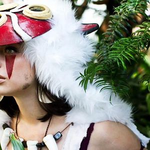 Character: San
Series: Princess Mononoke 
Makeup: Linda Le
Photos: Anna Fischer

Costume Writeup: http://www.meagan-marie.com/mononoke/