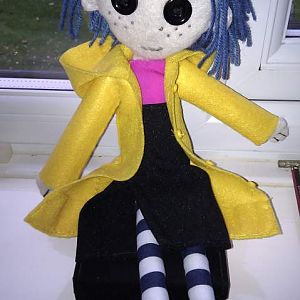 Coraline doll, for a friend